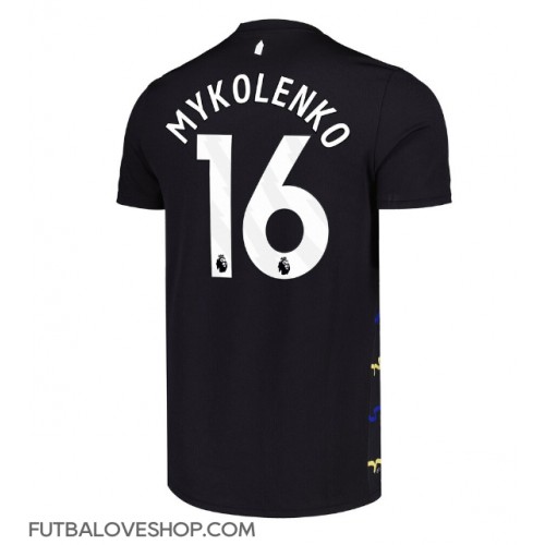 Dres Everton Vitaliy Mykolenko #16 Tretina 2025-26 Krátky Rukáv